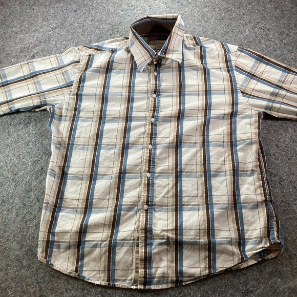 Nick(it) Other - Nick(It) Button Down Shirt Mens Size Adult XL Multicolor Plaid Collar Cotton